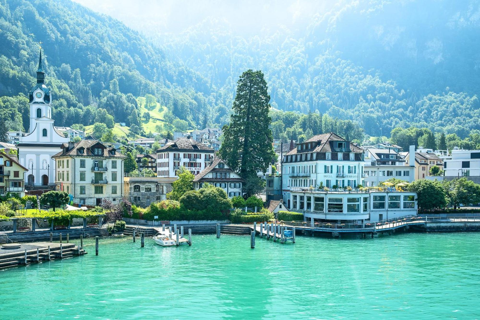 Hotel Terrasse Am See Vitznau Εξωτερικό φωτογραφία